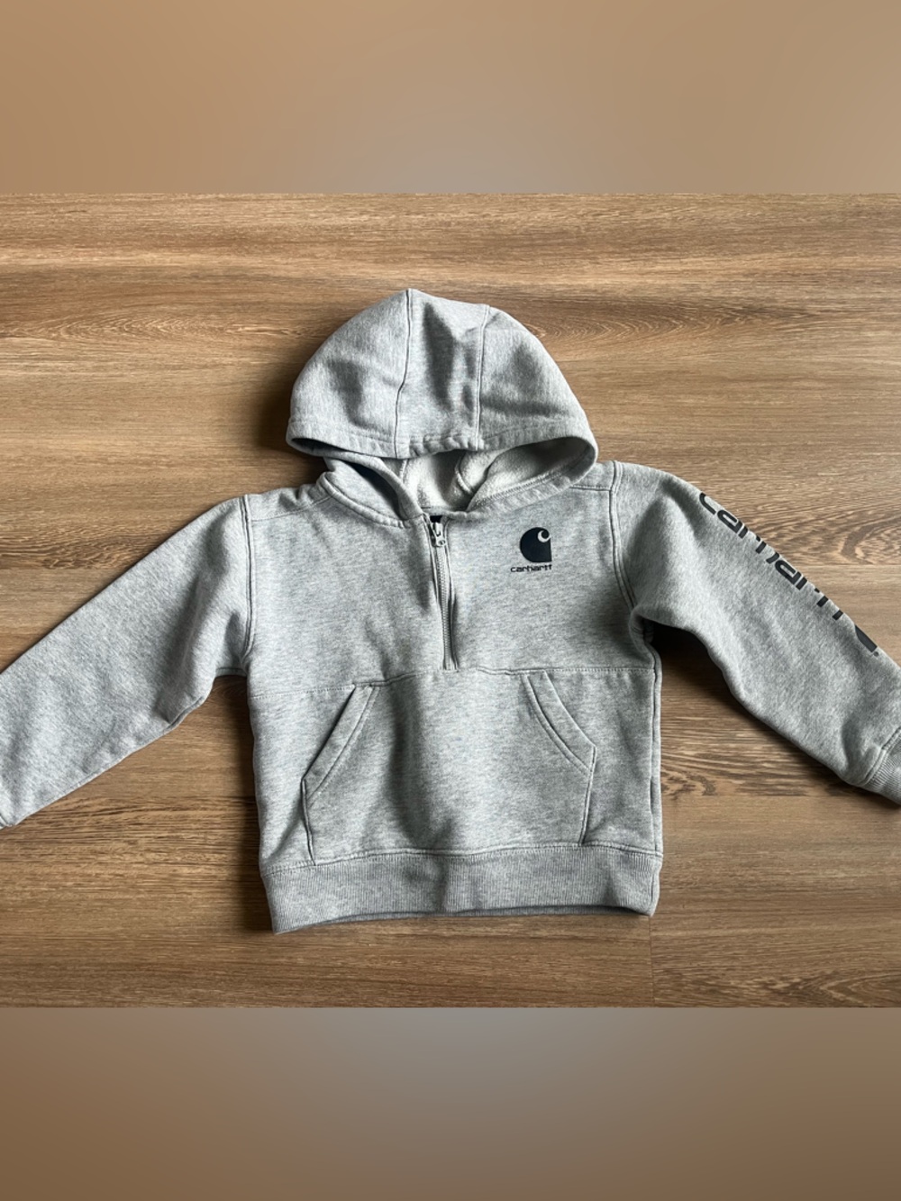 Carhartt Toddler 4T Gray Hoodie Sweatshirt